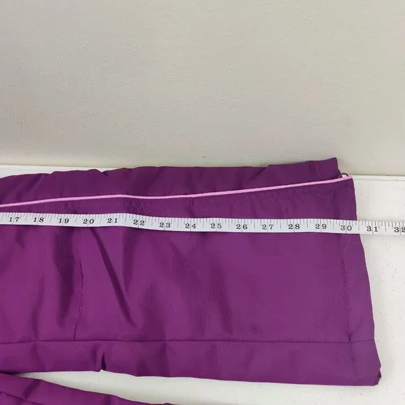 Athletech Performance Outerwear Purple Kids Snow Bibs Overalls Pants XS 4/5 - Picture 12 of 14